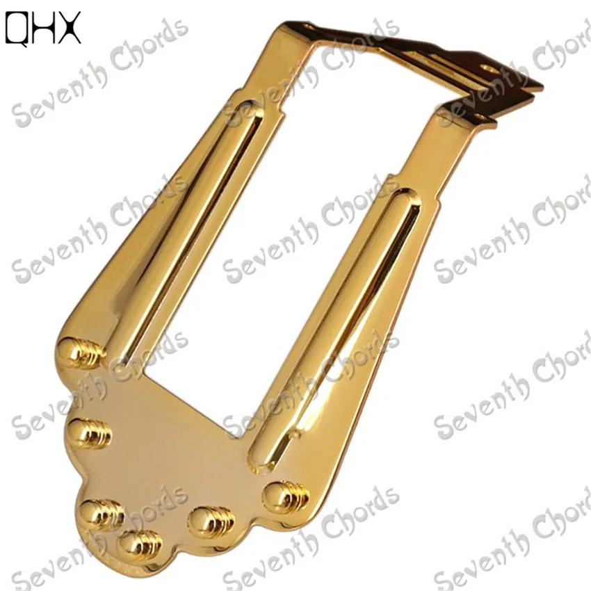 

QHX A Set Gold Vintage Guitar Bridge Tailpiece guitar accessories parts Musical instrument