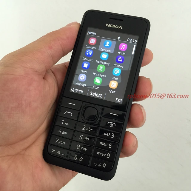 Original NOKIA 301 Mobile Phone WCDMA 3MP 2.4' Single Dual