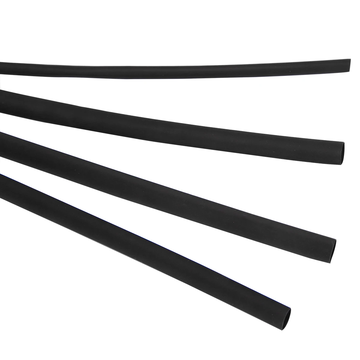 Mayitr 4pcs 1M 3mm 4mm 5mm 6mm Black Heat Shrink Tubing Tubes Diameter  Sleeving Wrap Wire Car Electrical Cable Tube kits