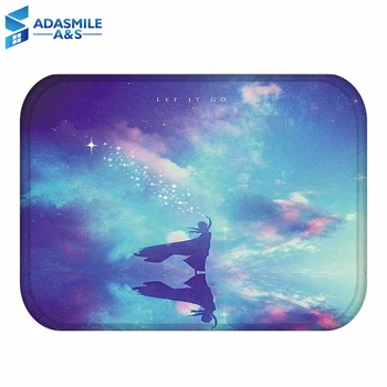 

Nordic Creative Scenic Door Mat Outdoor Flannel Anti-slip Floor Carpet Absorbent Kitchen Bath Floormat 40x60cm for Home Decor