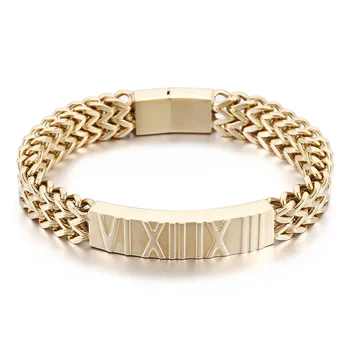 

New Titanium steel jewelry men 's bracelet men' s jewelry does not fade trend