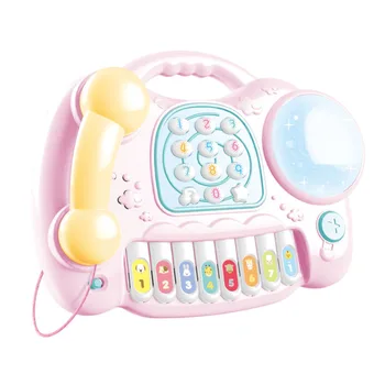 

Multi Function Telephone Drum Simulation Phone Drum Early Education Learning Music Teaching Toys