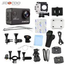 Soocoo на S100 Pro Действие Камера Ultra HD 4 К Сенсорный экран Wi-Fi Go Водонепроницаемый Pro Камера GPS гироскутер стабилизации изображения
