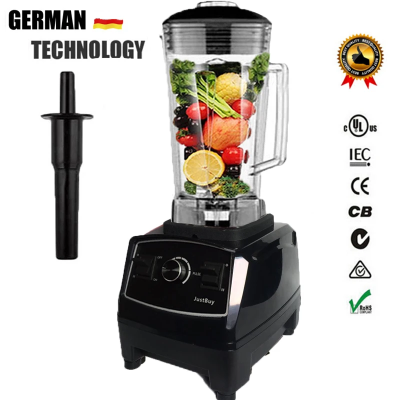 EU/US/AU/UK Plug 3HP 2200 Вт G5200 тяжелых коммерческих Класс блендер, соковыжималка, миксер Еда процессор ледяной коктейль бар фрукты - изображение