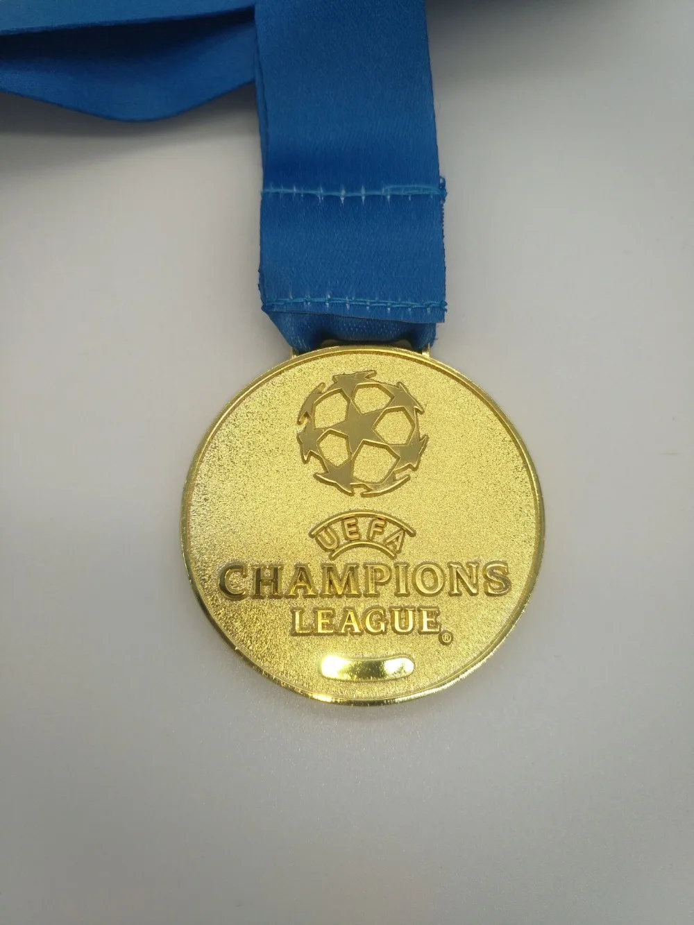 Европа Футбольная Лига чемпионов золотая медаль Futbol поклонников Memento коллекция реалистичные 1:1 Реплика медали металлические футбол