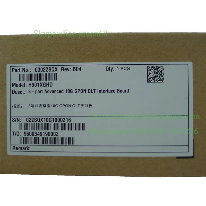 Хуа Вэй 10 г EPON доска XEHD с 8*10G Хуа Вэй модули для Хуа Вэй MA5800