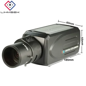 

Lihmsek Sony Super HAD CCD 700TVL Advanced DSP EFFIO-E Super low light Box Starlight Camera with 4/6/8/12mm CS Lens, 0.00001 lux