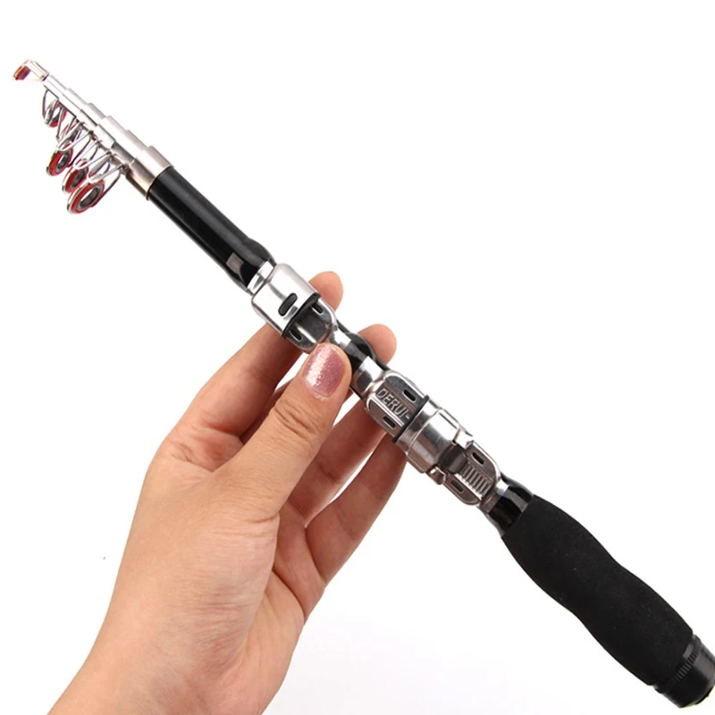 

High Strength Telescopic Fishing Rods 1M 1.5M 1.9M 2.1M 2.3M Portable Mini Telescopic Fishing Rods for Sea River Lake Fishing