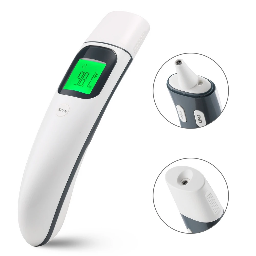 ear and forehead thermometer