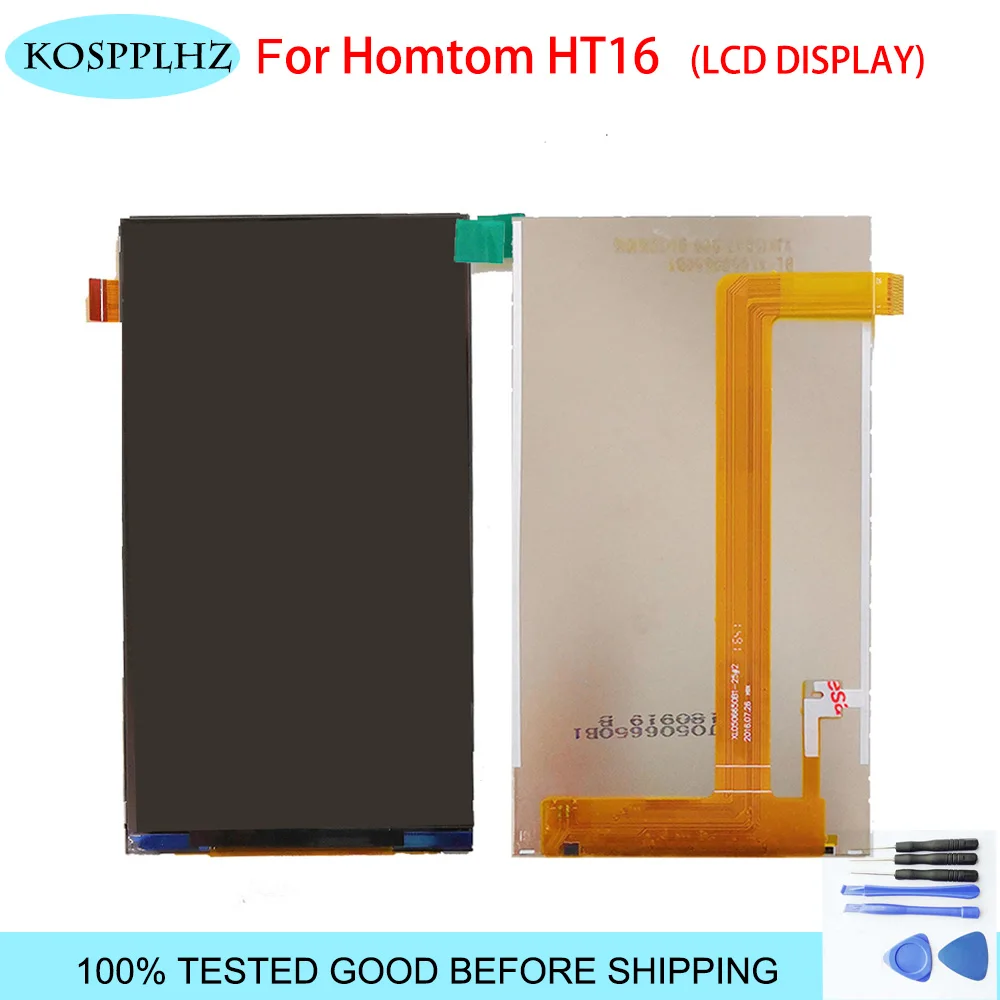 

5 Inch For HOMTOM HT16 LCD Display Screen Repair Parts for HOM TOM HT 16 Replacement + tools