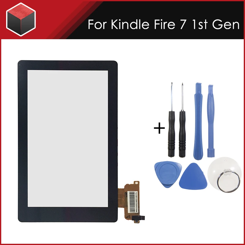 

7.0inch Black Touch Screen For Amazon Kindle Fire 7 1st Gen Touch Screen Digitizer Glass Replacement Parts tools Free shipping