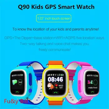 

Q90 GPS Kid Smart Watch Baby Anti-lost Watch with Wifi Touch Screen SOS Call Location Device Tracker for Children Safe Monitor
