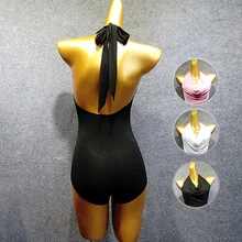 Удобные топы для латинских танцев, женский костюм, белая/Розовая/черная танцевальная одежда для Фламенго, Танго/современный женский танцевальный костюм для соревнований, VDB488