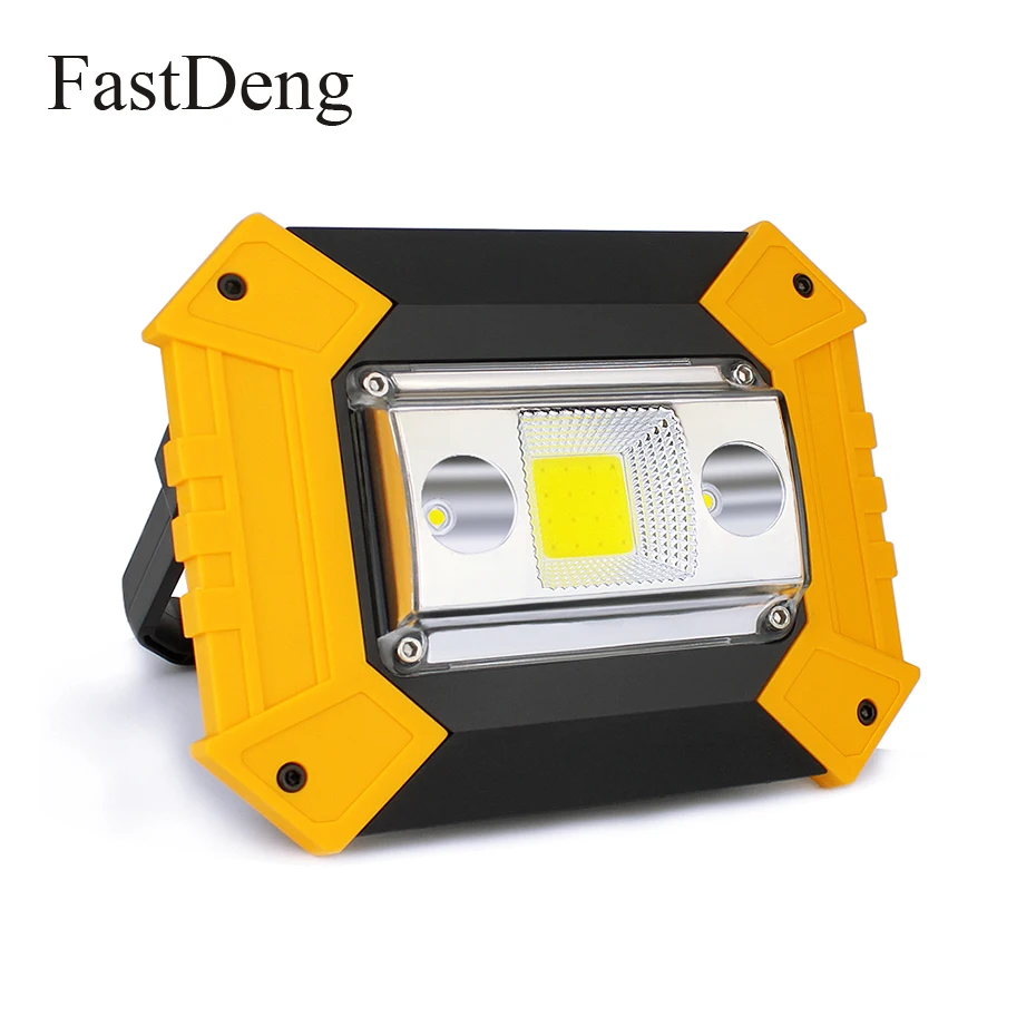 

Portable Mini COB LED Rechargeable Work Light 18650 Battery USB Charging High Power Spotlight Outdoor Waterproof Lawn Work Lamp