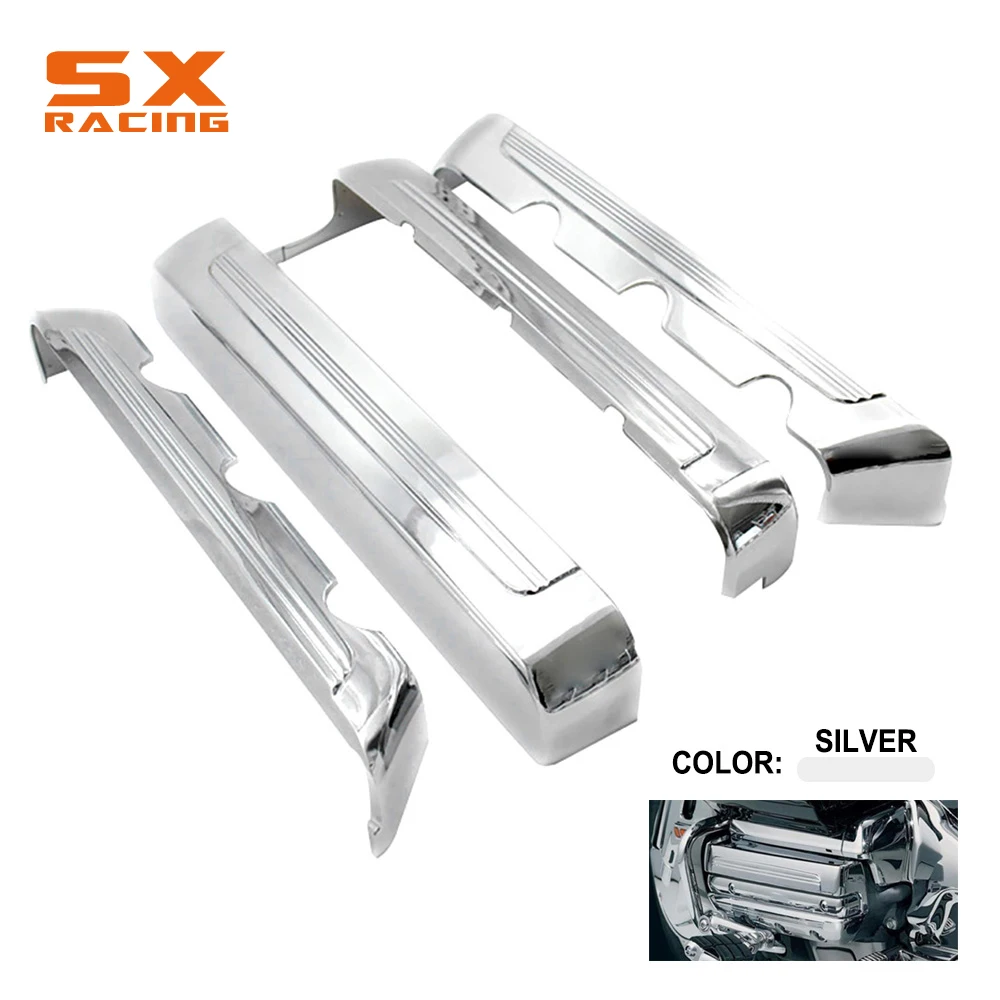 

Motorcycle Engine Frame Lighting Valve Side Cover Case For HONDA GOLDWING 1800 GL1800 F6B Trike 2001-2016 Valkyrie 2014-2015