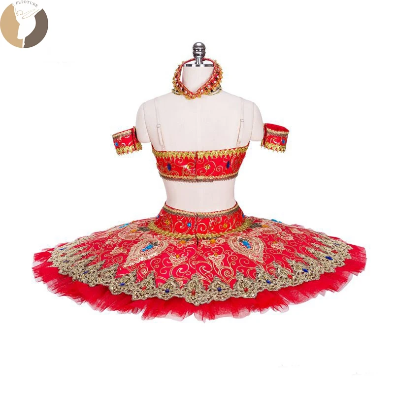Балетная юбка пачка La Bayadere для девочек костюм профессиональных танцев