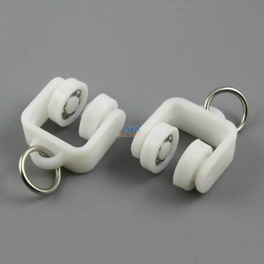 Curtain Track Roller Curtain Track Slide Gliders 21x35mm 50 Pieces