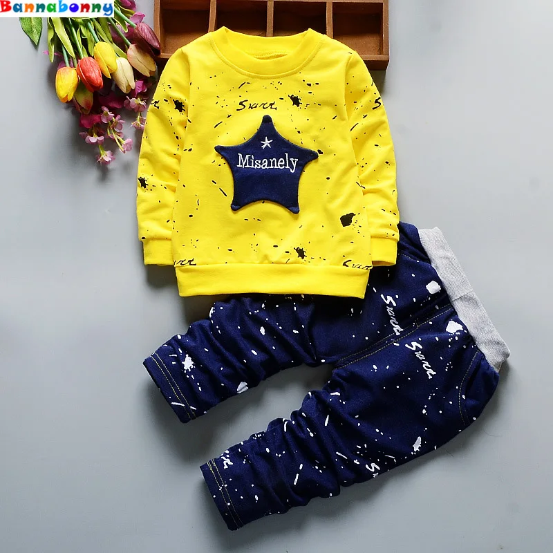 New 2019 Spring Boys Clothes 1 4 Years old Casual Cotton Children