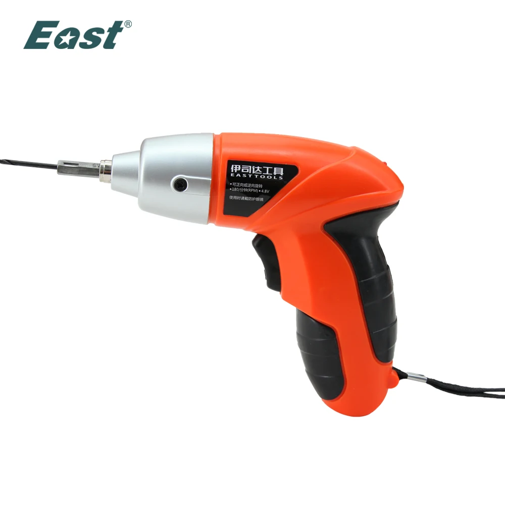 East Electric Screwdriver 4.8V Battery Operated Cordless Screwdriver