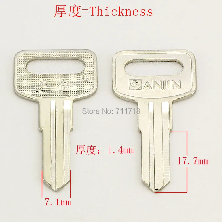 

A073 left groove Wholesale Locksmith Keymother Brass House Home Door Blank Empty Key Blanks Keys 25 pieces/lot