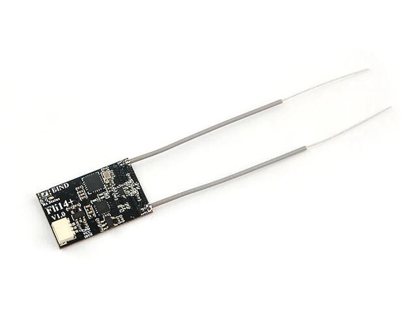 

Super Mini Flysky 2.4G Fli14+ 14CH Receiver with OSD RSSI Output DC4.0-6.5v Mini Receiver Kits For FPV RC Model Parts