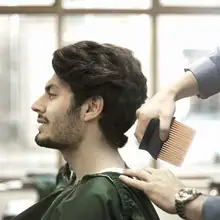 Широкая щетка для шеи мягкая салонная щетка для стрижки волос для уборки пыли щетка для чистки волос мягкая волоконная щётка для умывания лица