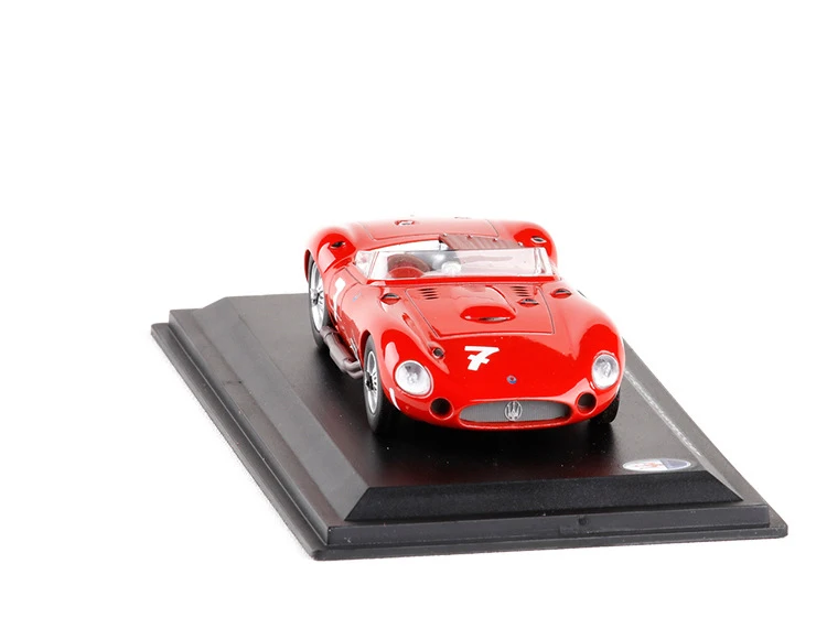 1/43 масштаб Италия 1957 Maserati 450S Швеция Grand Prix#7 гоночный автомобиль литая под давлением металлическая модель игрушки для детей Подарки