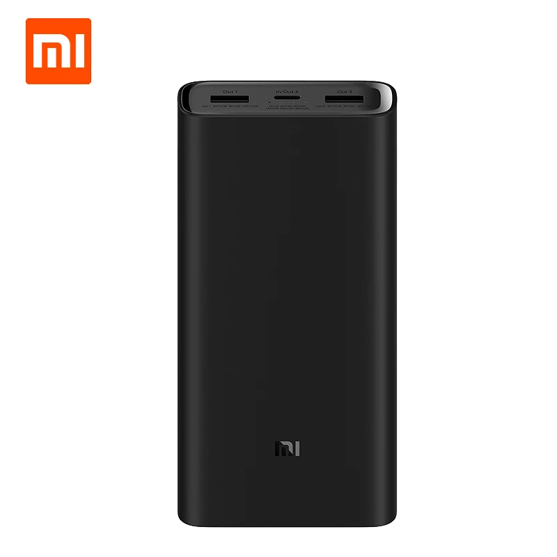 20000mAh Xiaomi Power Bank 3 Mi Power Bank 20000 mAh Pro PLM07ZM with Triple USB Output USB-C 45W Two-way Quick Charge (5)