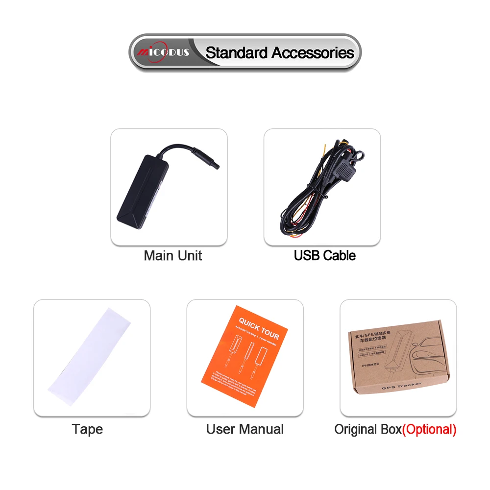 Мини GPS трекер Автомобильный водонепроницаемый IP65 9 100 в|tracking locator|gps tracker carmini gps car |