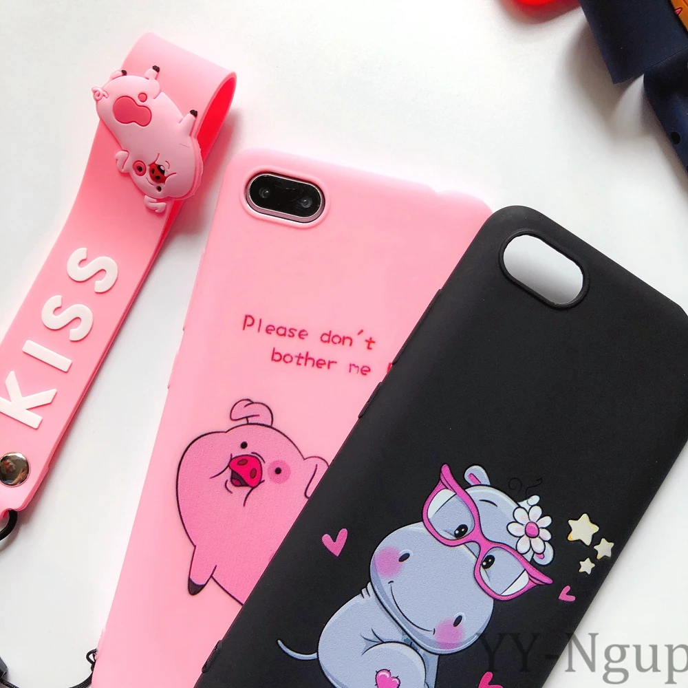 Красный mi GO чехол s on для Xiao mi Redm 6A чехол Kawaii Ремешок силиконовый для etui Xiao mi Redm 6A 5A 4X Xio mi A1 A2 чехол для телефона