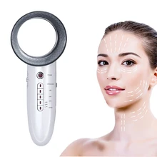 6 IN 1 1MHz Ultrasonic Face Cleaning Massager Galvanic Facial Photon EMS Body font b Fat