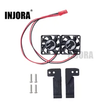 INJORA 2Pcs TRX4 Air Inlet Grille Cooling Fan for 1:10 RC Crawler Traxxas TRX-4 RC Car Parts