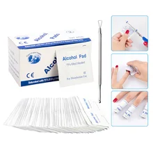 Божья коровка обезжиривающее средство для снятия гель-лака салфетки 100 шт УФ гель для ногтей очиститель Чистый хлопок ногти салфетки для маникюра