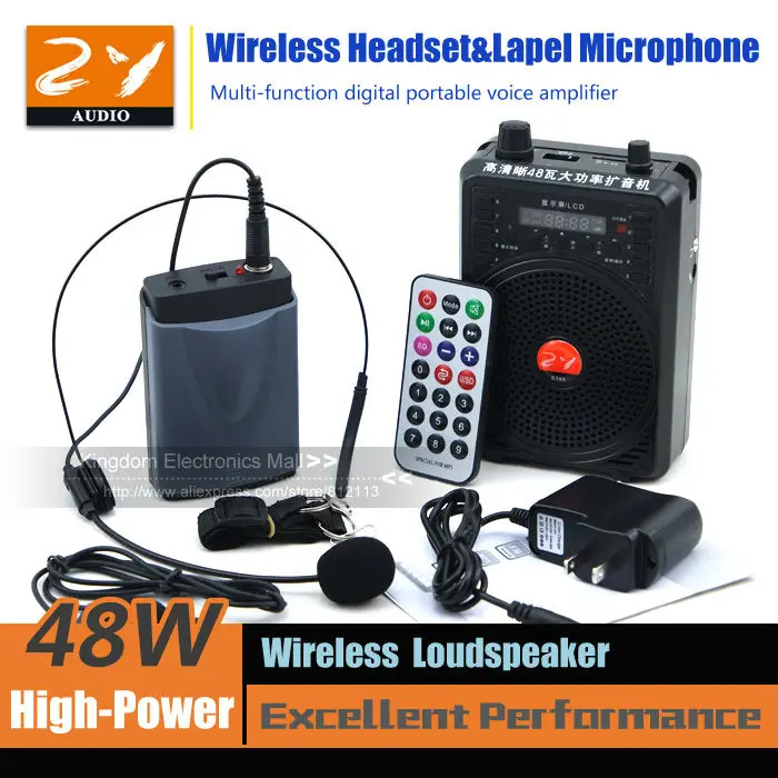 Портативная беспроводная гарнитура, микрофон, обучающий динамик, усилитель голоса, Мегафон, Громкий динамик для гида, учителя