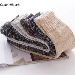 Океан Bluevin осень зима утепленная одежда для мужчин хлопковые носки новый национальный стиль кролик шерсть материал толстые качество
