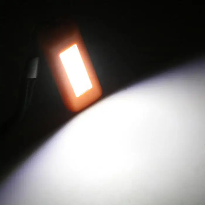 Горячая 3 режима USB перезаряжаемая мини-Рабочая Лампа COB светодиодный брелок лампа аварийная лампа для чтения кемпинга PLD