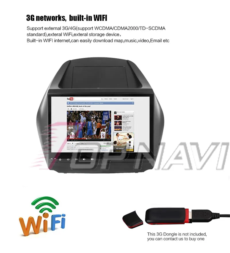 matrix for TV For Hyundai IX35 2010
