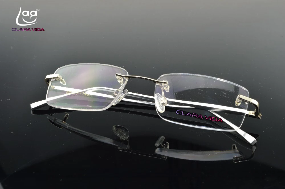 Очки, очки, новинка, без оправы, титановая оправа для очков, на заказ, оптическая близорукость и линзы для чтения+ 1+ 1,5+ 2+ до+ 8
