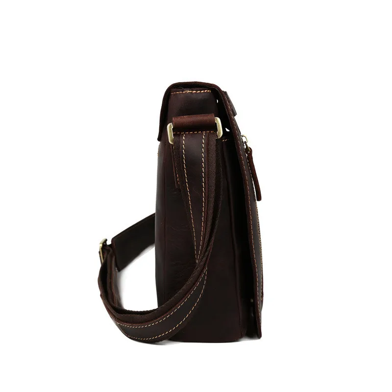 الرجعية مجنون الحصان الجلود الرجال حقائب كمبيوتر محمول للأعمال حقيبة الأولى طبقة جلدية crossbody أكياس الذكور اليدوية حقيبة كتف