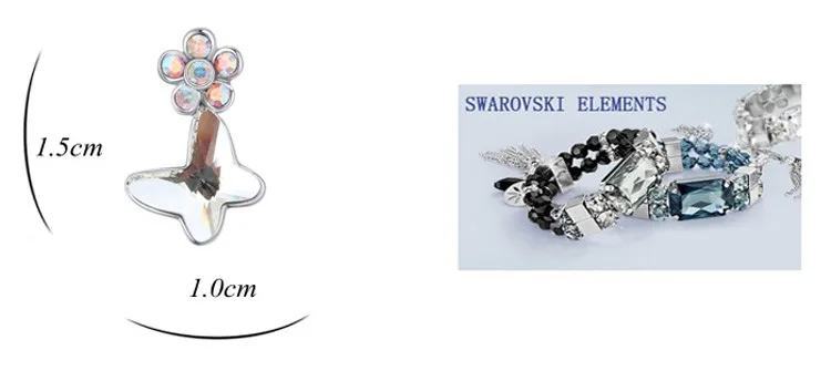 Baffin кристаллами от Swarovski бантом пирсинг серьги Мода года серьги вечерние украшения Для женщин подарок