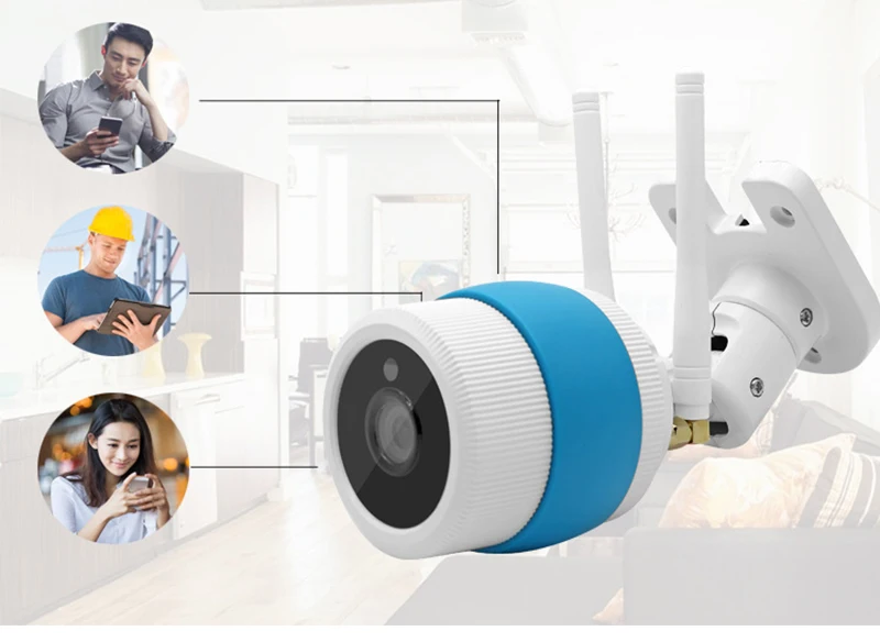 Outdoor IP66 Waterproof CCTV Security Surveillance IP Camera Wireless Wifi Bullet Camera with IR Night Vision Up to 64GB SD Card Outdoor IP66 Waterproof CCTV Security Surveillance IP Camera Wireless Wifi Bullet Camera with IR Night Vision Up to 64GB SD Card