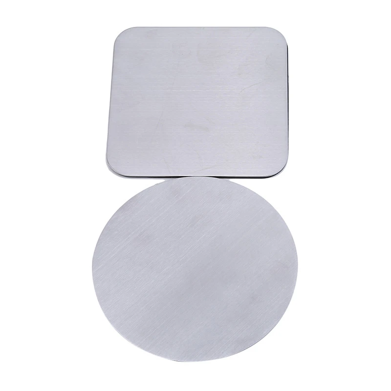 

Stainless Steel Anti-slip Mat Square / Round Metal Coaster Creative Bowl Mat Insulation Mat Coaster 2019 New