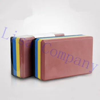 

high-destiny rainbow colour Pilates yoga block environmental protection yoga accessory foam brick body shaping