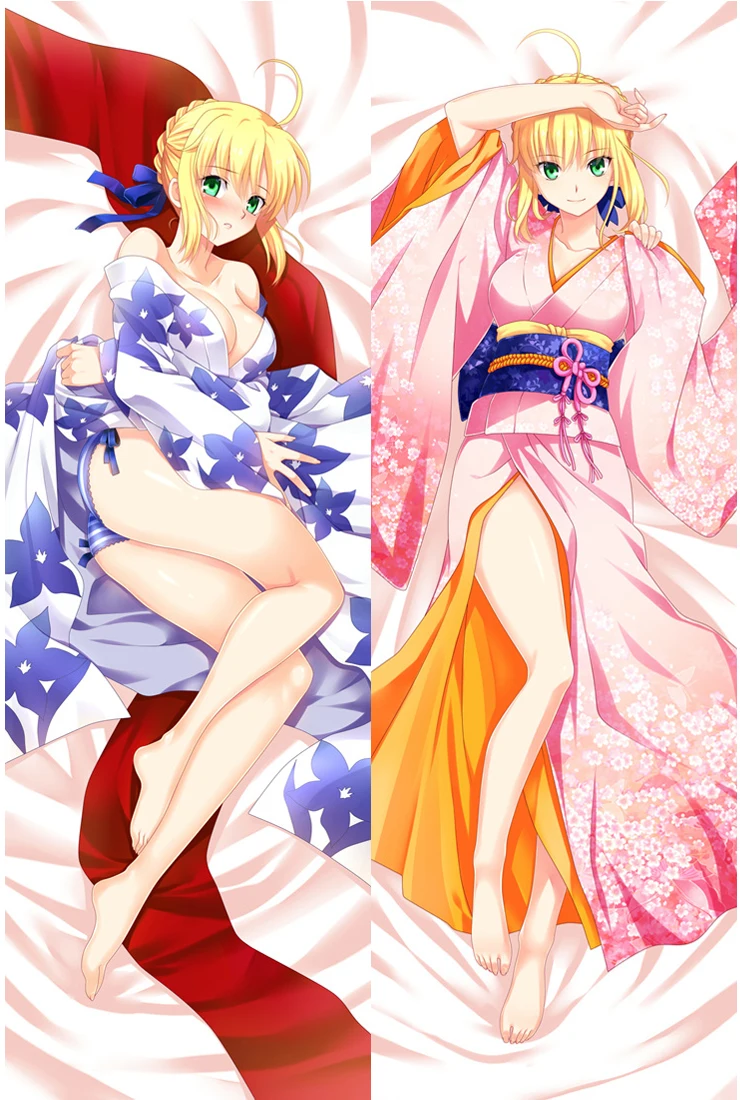 Аниме Dakimakura Body Fate Stay Night Saber 150x50 см 100x35 см чехол для подушки манга 1