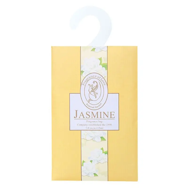 Ароматерапия гардероб Саше освежитель воздуха мешок борьбы с вредителями с крюком - Цвет: Jasmine