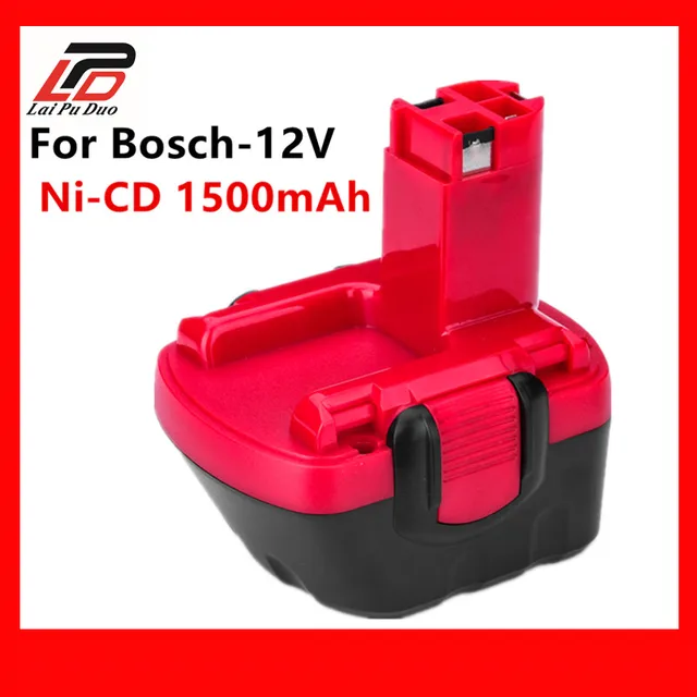 Ni CD 12v 1.5Ah Replacement For Bosch tool battery 2607335709/2607335249/2607335261/2607335262