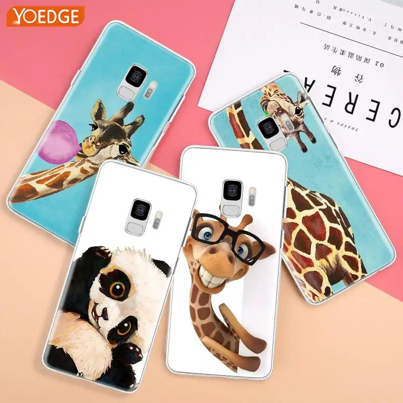 

Animal Pattern Phone Case For Samsung Galaxy S7 Edge S8 S9 Plus J3 J4 J5 J7 A3 A5 A8 2016 2017 2018 Grand Prime Note 8 Cat Coque