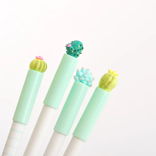 

Novelty Cactus Succulent Plants Gel Pen Students Stationery School Office Supplies 152