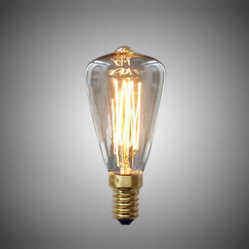 

Antique Retro ST48 Edison Bulbs E14 AC 220V Incandescent Bulbs 40W Filament Vintage Edison Light For Pendant Lamp Decoration