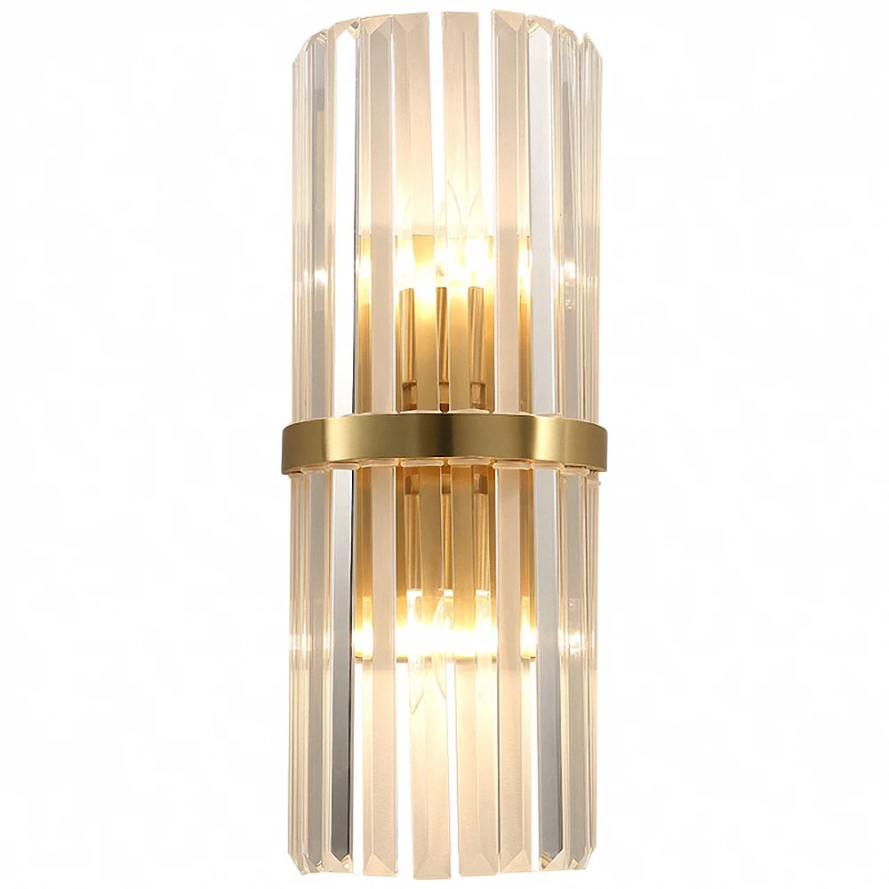 

Copper Wall Lamps Nordic style home deco Luxurious led wall light E27 Bulb Crystal led wall light luminaria modern style
